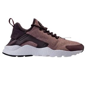Nike Air Huarache Run Ultra SE 'Port Wine' Purple Running Sneakers Women’s 9.5